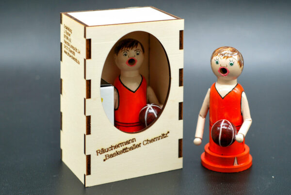 Miniräuchermann „Chemnitzer Basketballer“