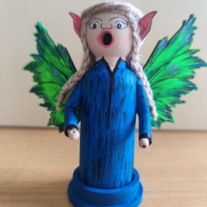 Miniräuchermann Elfe (männlich)
