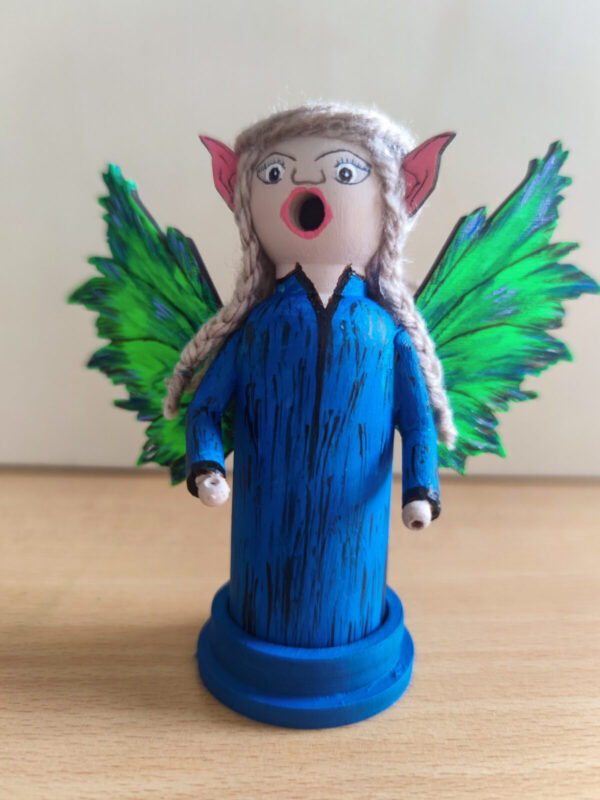 Miniräuchermann Elfe (männlich)